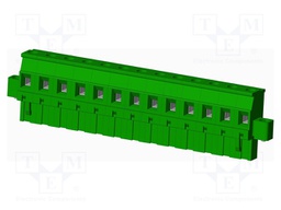 Connector: pluggable terminal block; plug; female; angled 90°
