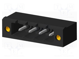 Connector: pluggable terminal block; socket; male; on PCBs