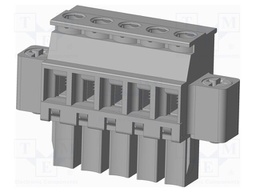 Connector: pluggable terminal block; plug; female; angled 90°