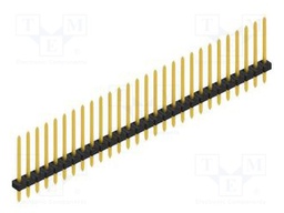 Connector: pin strips; pin header; male; PIN: 28; 2mm; THT; 1x28