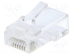 Plug; RJ45; Cat: 6; unshielded; Layout: 8p8c; 23AWG÷26AWG; for cable