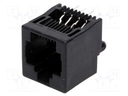 Socket; RJ45; PIN: 8; Layout: 8p8c; THT; straight; 16.51mm