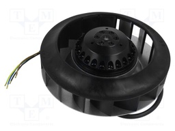 Fan Blower, Centrifugal, Motorized Impeller, 230 V, AC, 180 mm, 63 mm, 450 m³/h