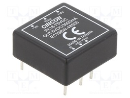 Converter: DC/DC; 15W; Uin: 18÷75V; 5VDC; Iout: 3000mA; 18g; 400kHz