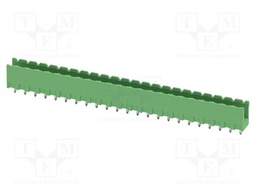 PCB headers, nominal cross section: 2.5 mm?, color: green, n