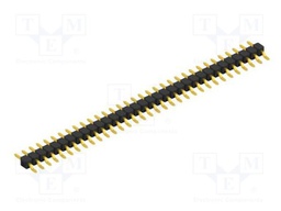 Connector: pin strips; pin header; male; PIN: 33; 2.54mm; SMT; 1x33