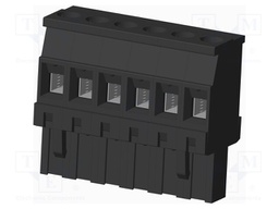 Connector: pluggable terminal block; plug; female; angled 90°