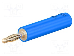 10A; 60VDC; blue; Plating: gold-plated; Contacts: brass; 36mm; 30VAC