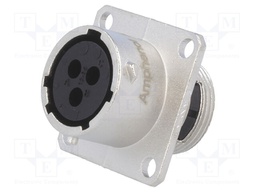 Connector: circular; Series: RT360; socket; female; PIN: 3; IP67