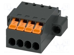 PCB connector, nominal cross section: 1.5 mm2, color: black,