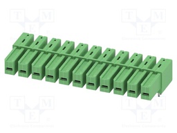 PCB headers, nominal cross section: 6 mm?, color: green, nom