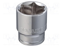 Socket; 6-angles,socket spanner; HEX 19mm; 1/2"; tag