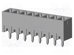 Connector: pluggable terminal block; socket; male; on PCBs