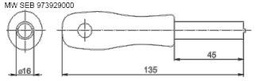 Assembly tool; 135mm; 973929000