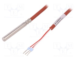 Sensor: temperature; Pt100; cl.A; Body dim: Ø6x50mm; Leads: 3 leads
