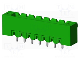 Connector: pluggable terminal block; socket; male; straight; THT