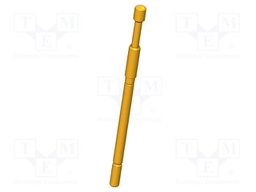 Test needle; Operational spring compression: 4mm; 8A; Ø: 2mm; 5N