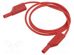 Test lead; 32A; banana plug with axial socket 4mm,both sides