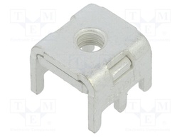 Straight; Plating: tinned; THT,screw terminal; Contacts: copper