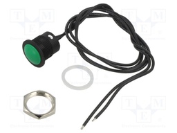 Switch: vandal resistant; Pos: 2; SPST-NO; 2A/24VDC; IP65; OFF-(ON)