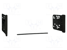 Radio frame; Ford,Lincoln,Mazda,Mercury; 2 DIN; black