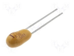 Capacitor: tantalum; 6.8uF; 35VDC; THT; ±20%; -55÷85°C; 2.54mm
