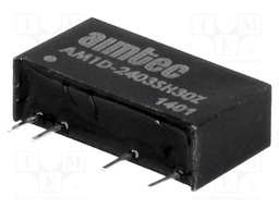 Converter: DC/DC; 1W; Uin: 21.6÷26.4V; 3.3VDC; Iout: 300mA; SIP7