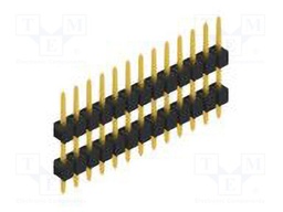 Connector: pin strips; pin header; male; PIN: 13; 2.54mm; THT; 1x13