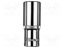 Socket; 6-angles,socket spanner; HEX 18mm; 3/8"; long