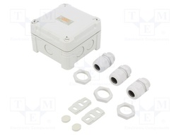 Enclosure: junction box; X: 95mm; Y: 95mm; Z: 60mm; polycarbonate
