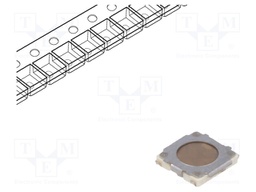 Microswitch TACT; SPST; Pos: 2; 0.02A/15VDC; SMT; none; 1.6N; 0.8mm
