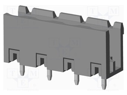 Connector: pluggable terminal block; socket; male; on PCBs
