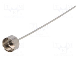 Fuse holder; cylindrical fuses; 6.3A; Plating: silver plated