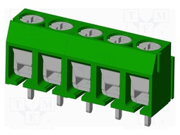 Connector: PCB terminal block; terminal; Plating: tinned; on PCBs