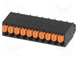 PCB connector, nominal cross section: 0.5 mm?, color: black,