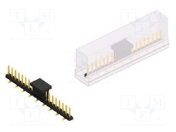 Connector: pin strips; pin header; male; PIN: 19; 2mm; SMT; 1x19