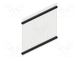 Connector: pin strips; pin header; male; PIN: 24; 2.54mm; THT; 1x24