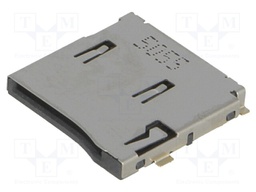 Connector: for cards; SD Micro; push-push; SMT; gold-plated
