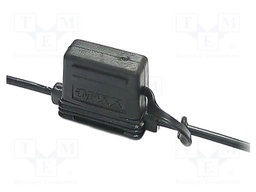On cable; Leads: leads x2; Fuse acces: fuse holder; Len: 235mm