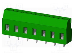Connector: PCB terminal block; terminal; Plating: tinned; on PCBs