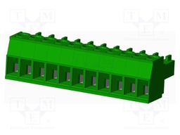 Connector: pluggable terminal block; plug; female; straight; 10A