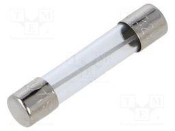 Fuse: fuse; quick blow; 12A; 32VAC; cylindrical,glass; 6.3x32mm