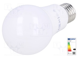 LED lamp; warm white; E27; 230VAC; 1055lm; 11.5W; 2700K; CRImin: 80