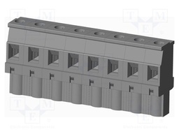 Connector: pluggable terminal block; plug; female; angled 90°
