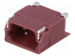 Connector: wire-board; socket; male; horizontal; PIN: 2; 1.8mm