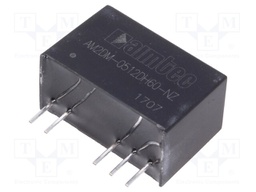 Converter: DC/DC; 2W; Uin: 4.5÷5.5V; Uout: 12VDC; Uout2: -12VDC; SIP7