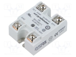 Relay: solid state; Ucntrl: 90÷280VAC; 25A; 24÷280VAC; on panel