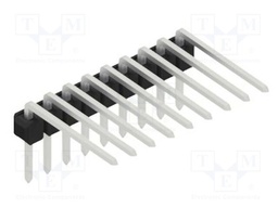 Connector: pin strips; pin header; male; PIN: 9; 2.54mm; THT; 1x9