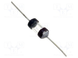 Fuse: fuse; instantaneous; 0.02A; 125VAC; axial; 3.7x7.6mm; GFA
