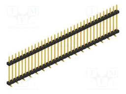 Connector: pin strips; pin header; male; PIN: 34; 2mm; SMT; 1x34